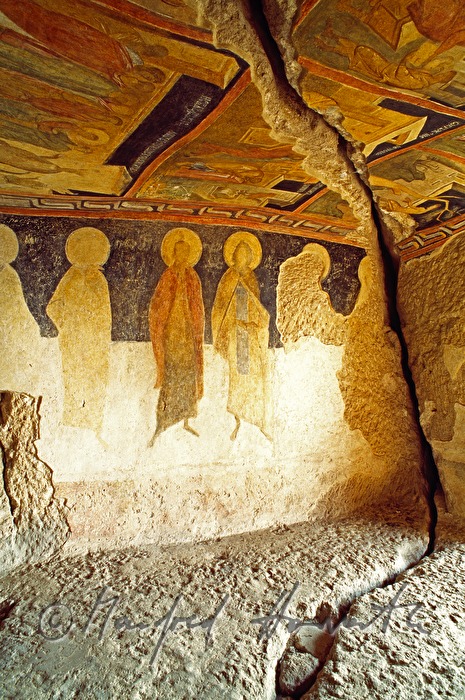 Fresken in der orthodoxen Felsenkapelle