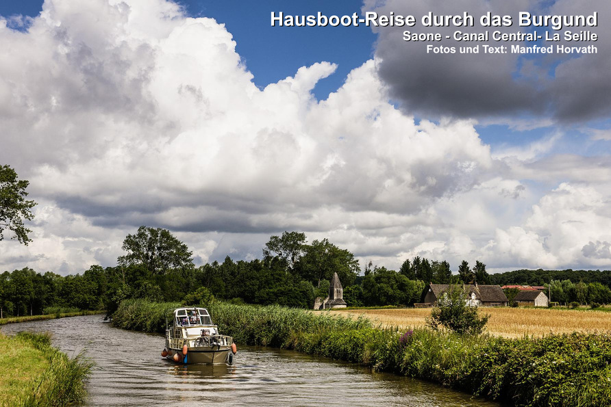 Burgund im Hausboot