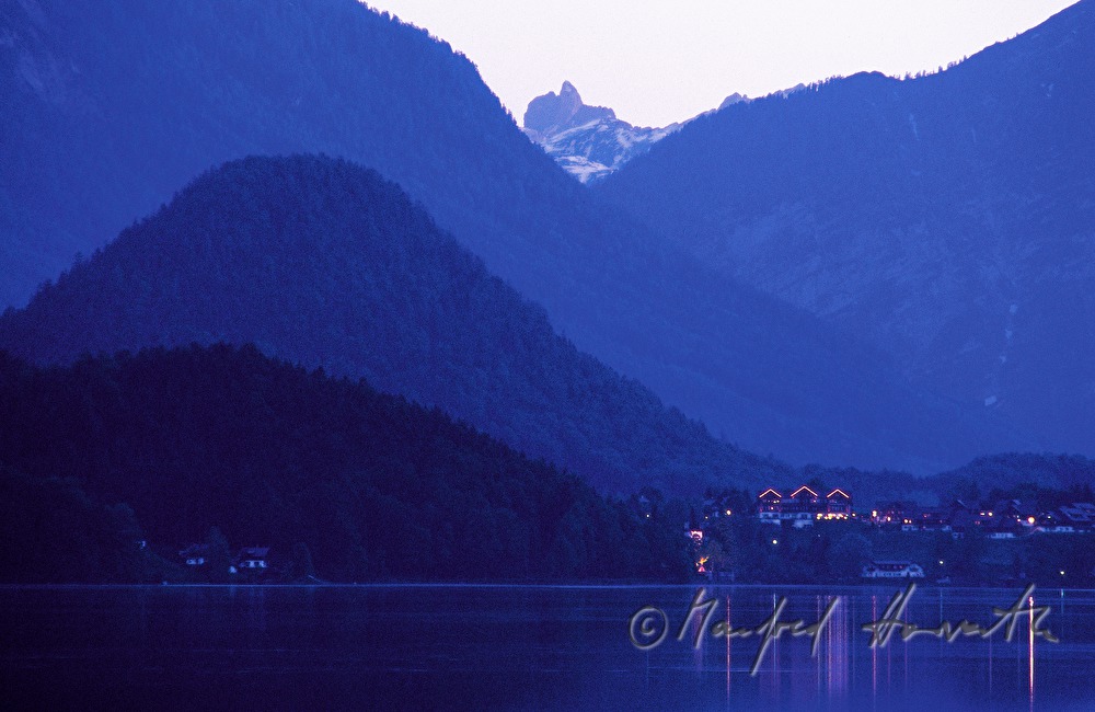 Blick zur Bischofsmütze und zum Dachstein
