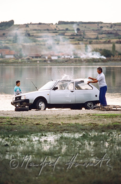 Autowaschen mit Donauwasser