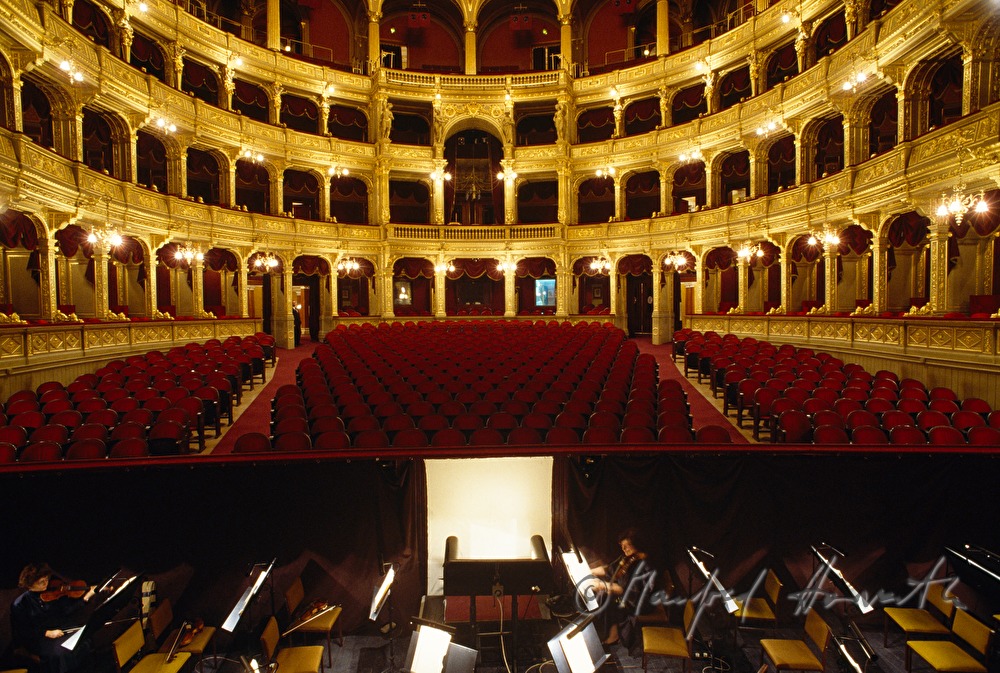 Orchestergraben und Publikumssaal