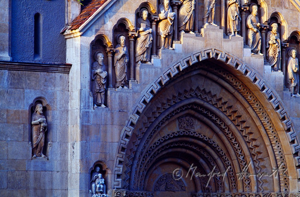 Torbogen der Burgkapelle der Burg Vajdahunyad