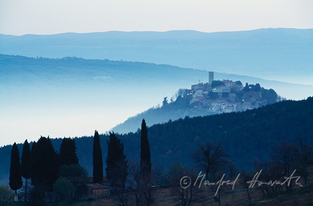 Berg-Siedlung Motovun