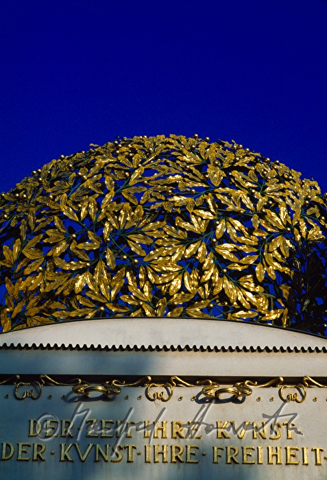 Kuppel der Secession (Lorbeer)