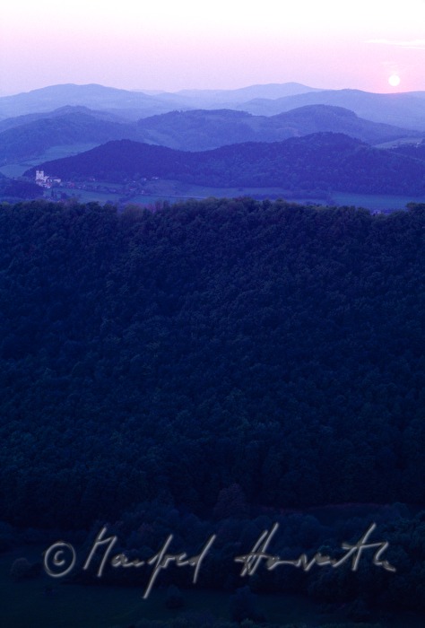 Blick vom Peilstein auf den Hafnerberg