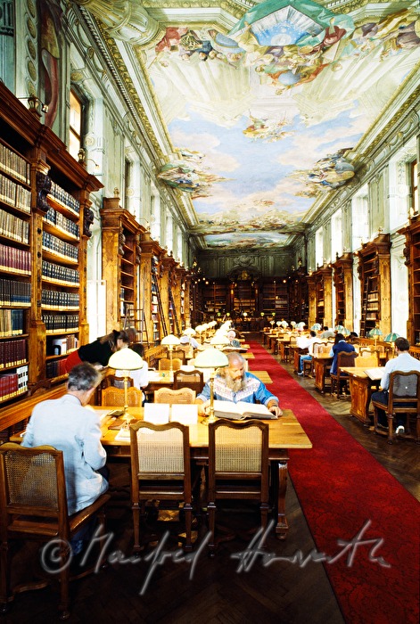 Studierende im Augustinerlesesaal