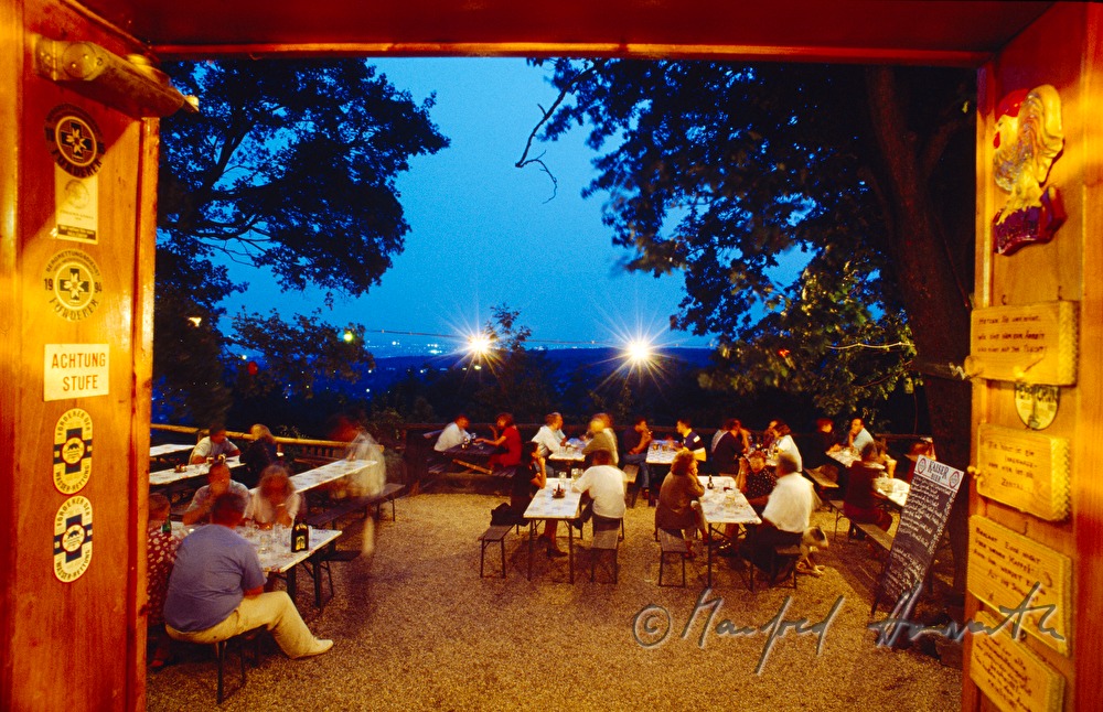 Gastgarten des Heurigen 