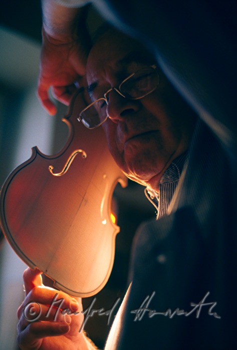 Geigenbaumeister Goldnagl mit Violin-Decke