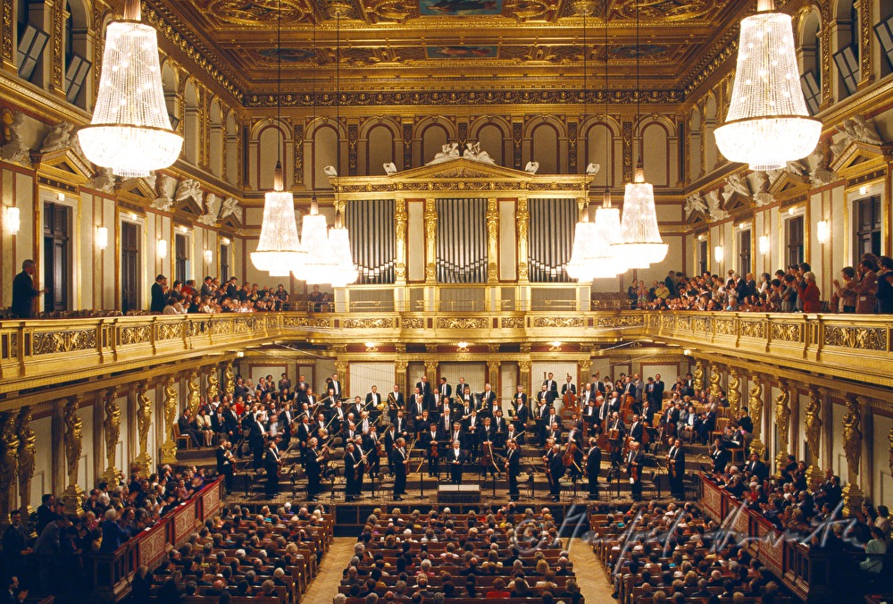 Wiener Symphoniker während des Schlussapplaus