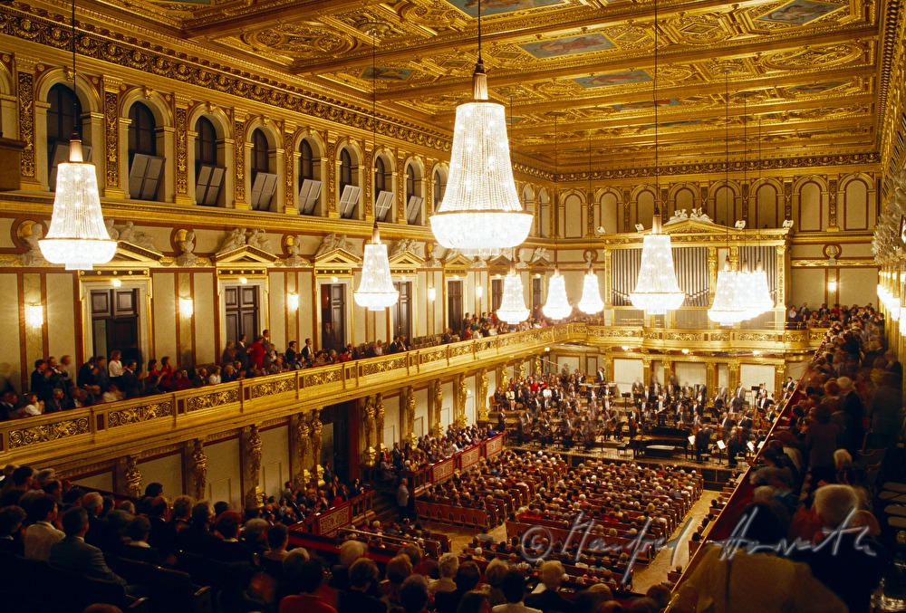 Wiener Symphoniker während des Schlussapplaus