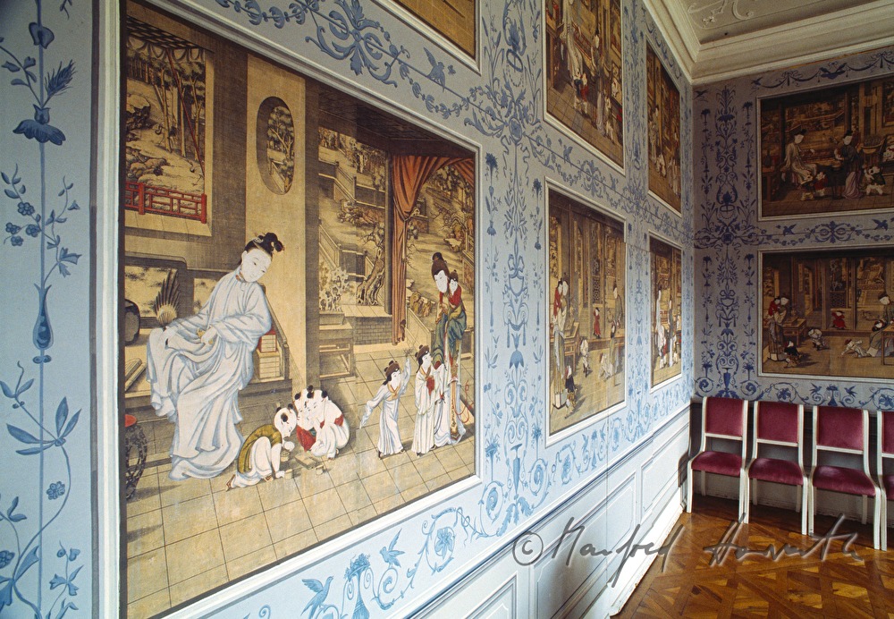 Kleiner Chinesischer Salon mit Papiertapeten