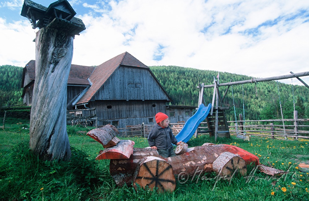 Holz-Formel-1-Auto und Pilot