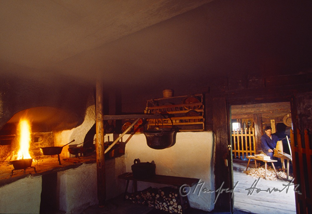 Küche und Stube des Paarhof (18. Jhdt)