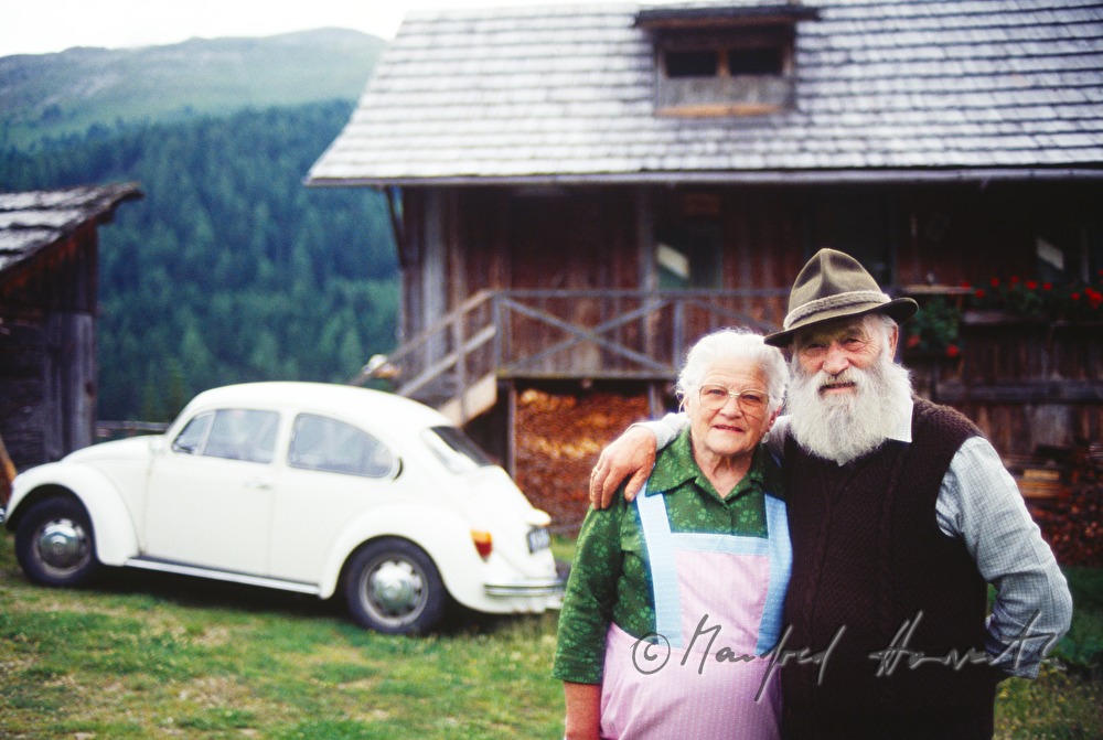 Bewohner einer Almhütte