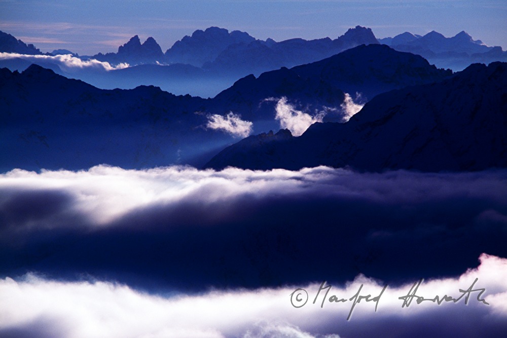 Blick über die Schultz Gruppe zum Grossglockner