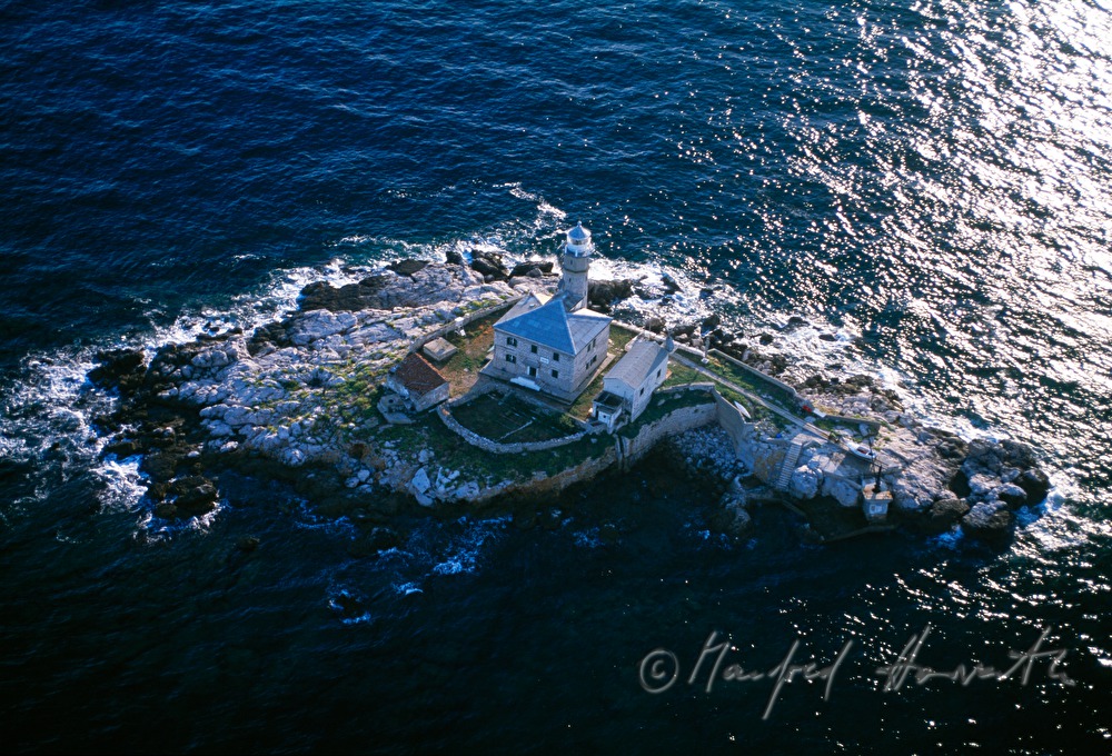 Leuchtturm Sveti Ivan auf der Insel Sveti Ivan na Pucini