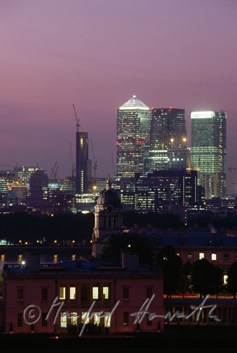 Blick von Greenwich auf das Maritime Museum