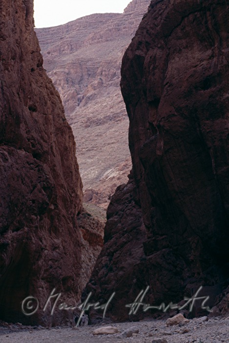 Fuß der Schlucht