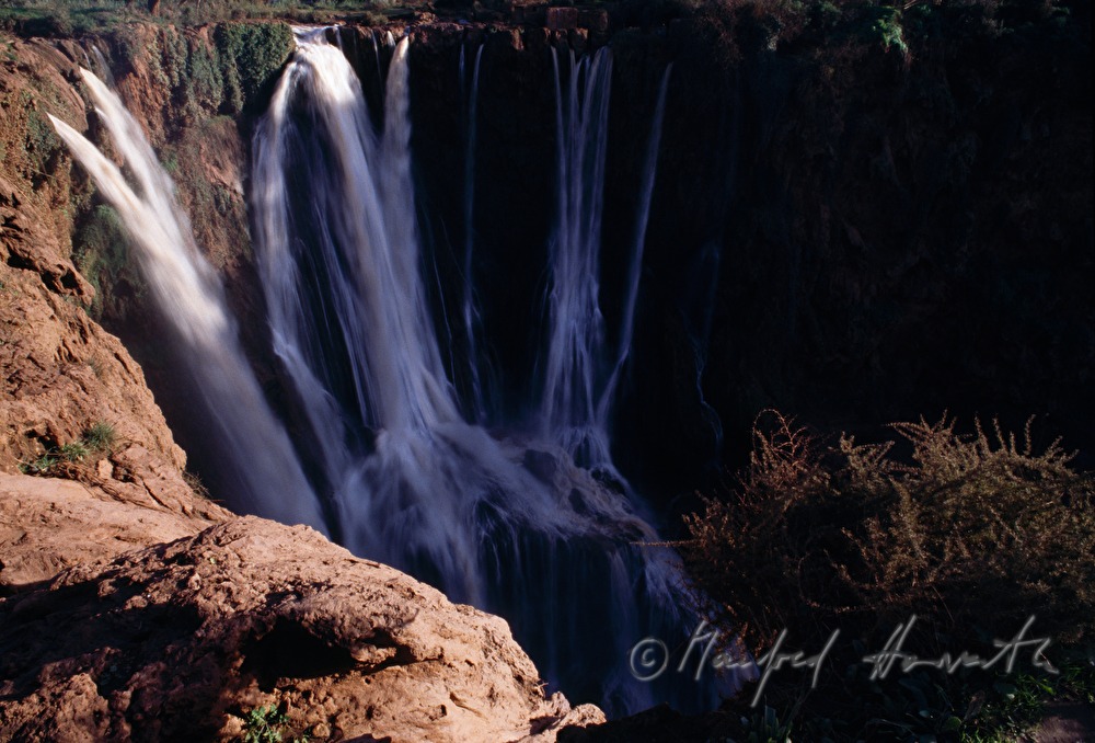 Fähre beim Ouzoud Wasserfall
