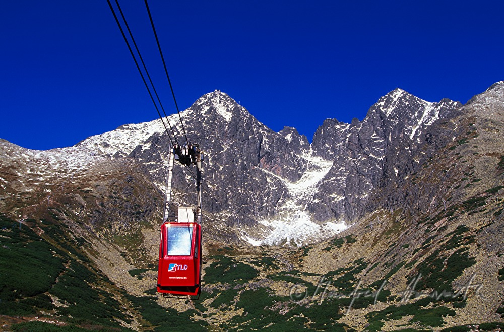 Seilbahn auf Lomnický štít (Lomnitzer Spitze)