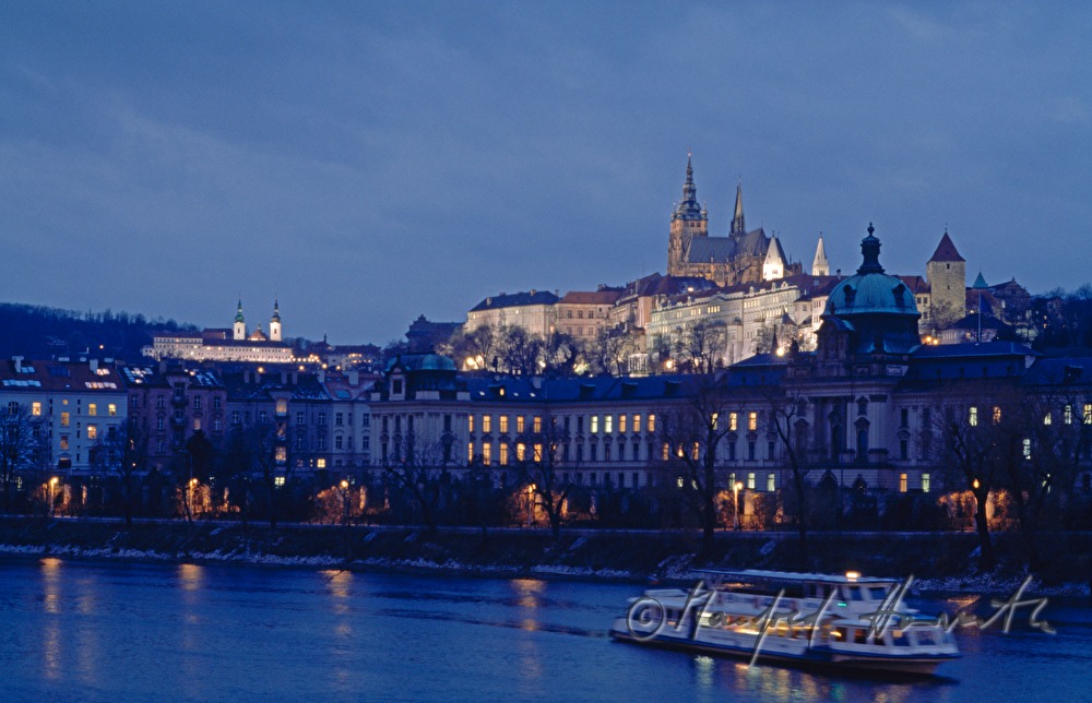 Moldau und Mala Strana mit Prager Burg