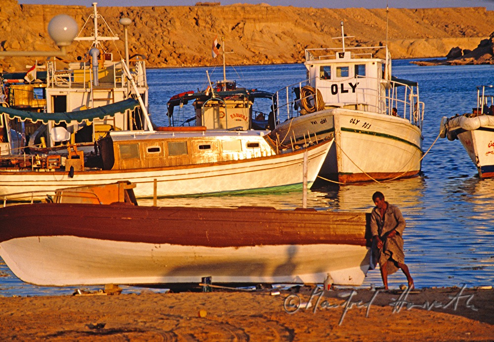 Fischerboote im Hafen