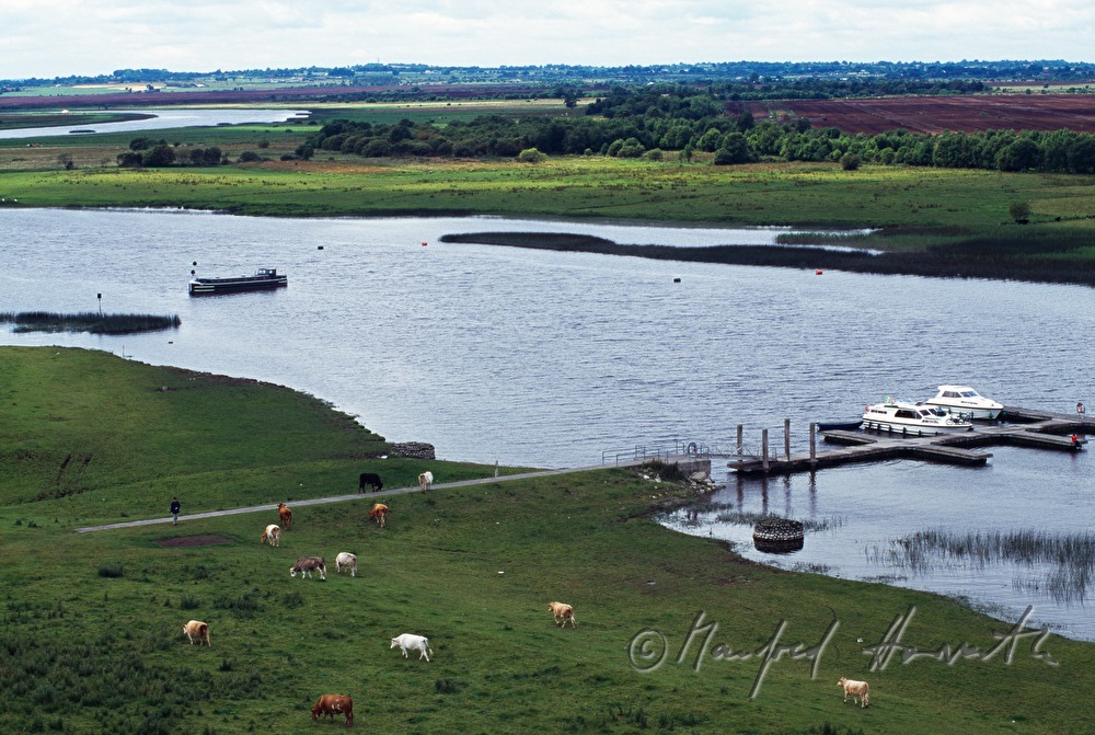 Bootsanlegestelle beim Kloster Clonmacnoise
