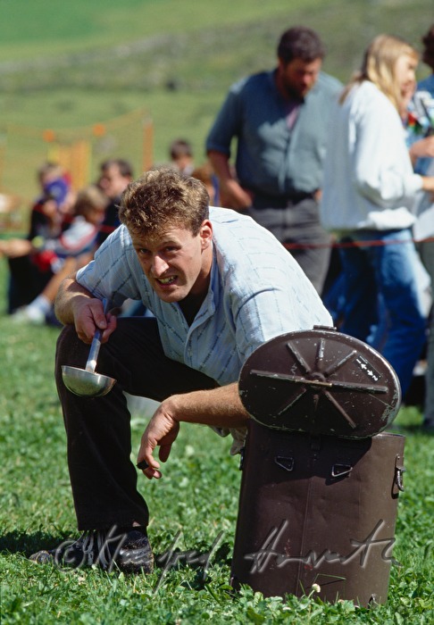 Schwinger-Kämpfer beim Ringer-Fest