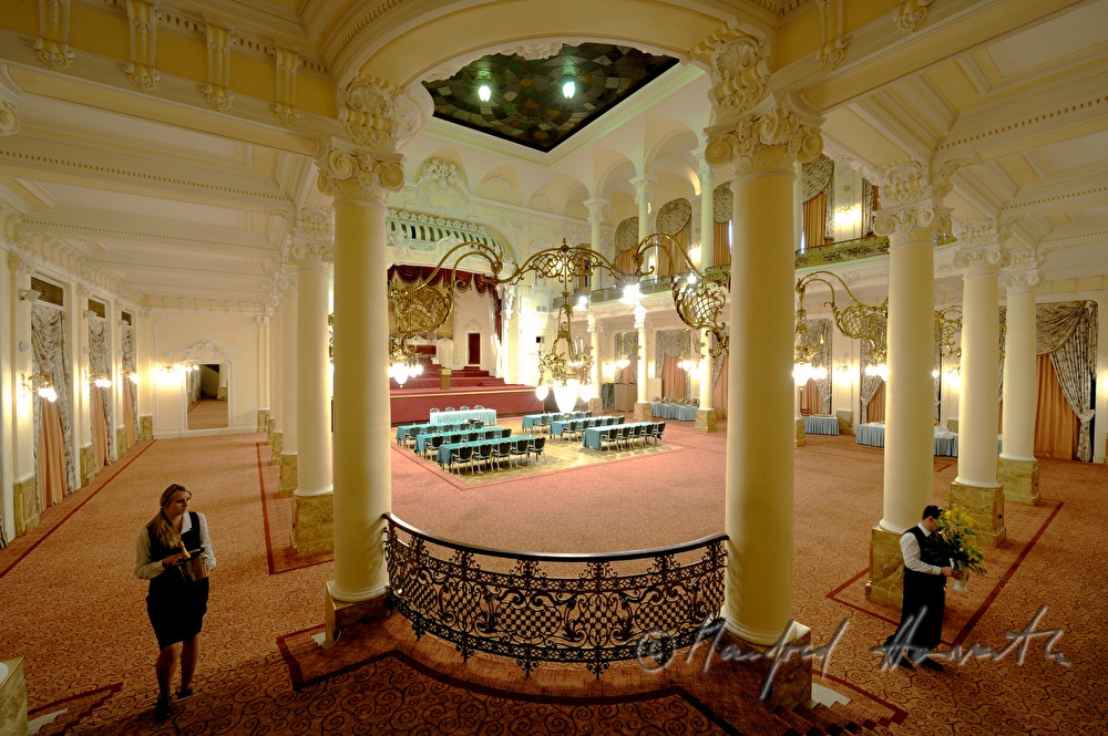 Grandhotel Pupp, Festsaal in neobarockem Baustil