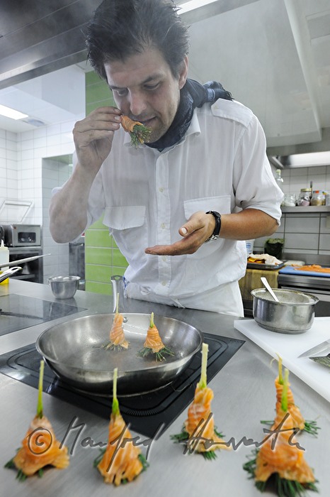 Hotel Bad Schörgau, Küche, Gregor Wenter kocht