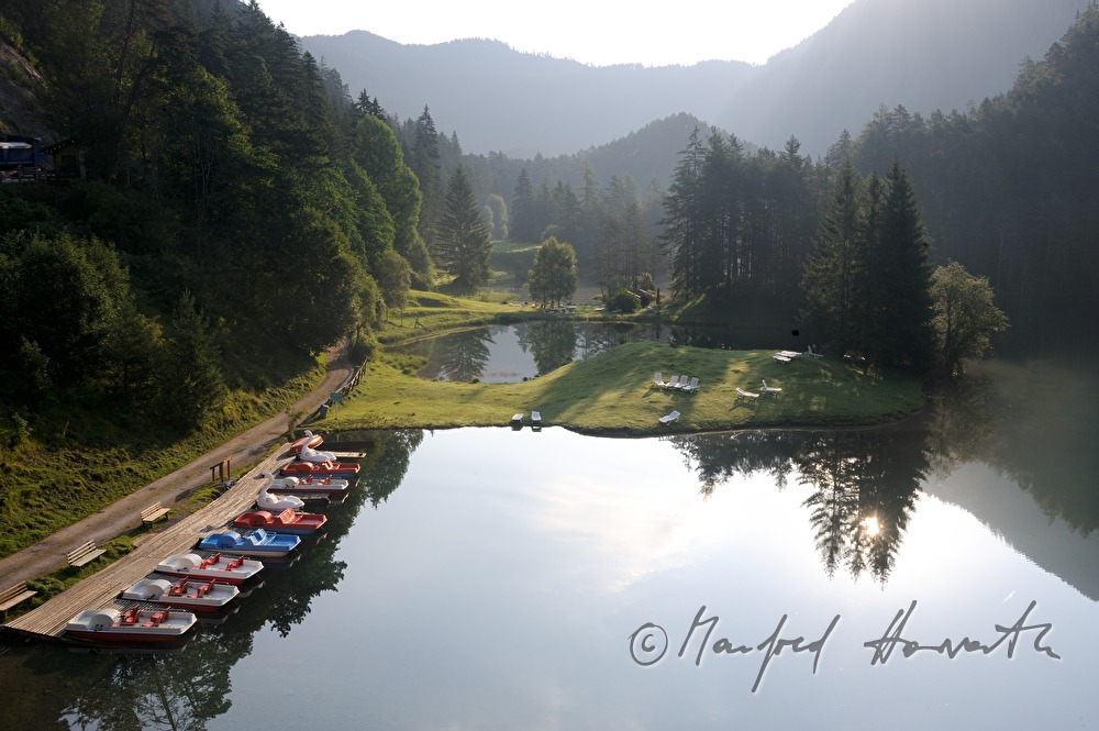 Fernsteinsee am Fuße des Fernpasses