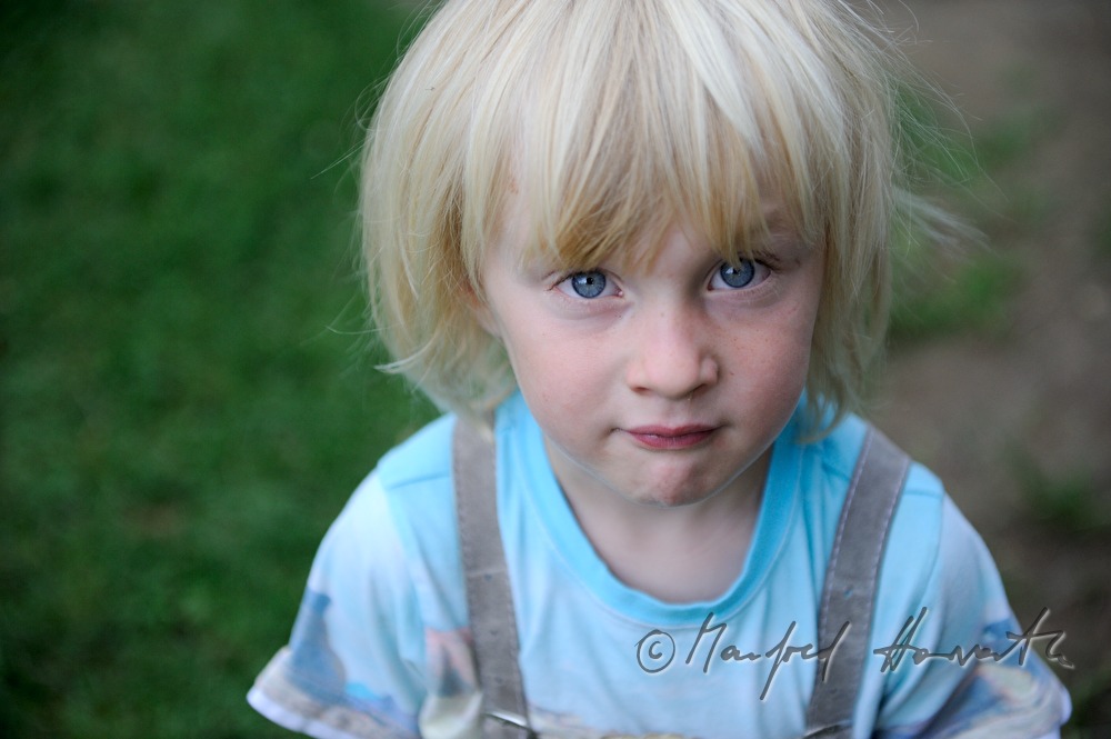 Bub in Lederhose