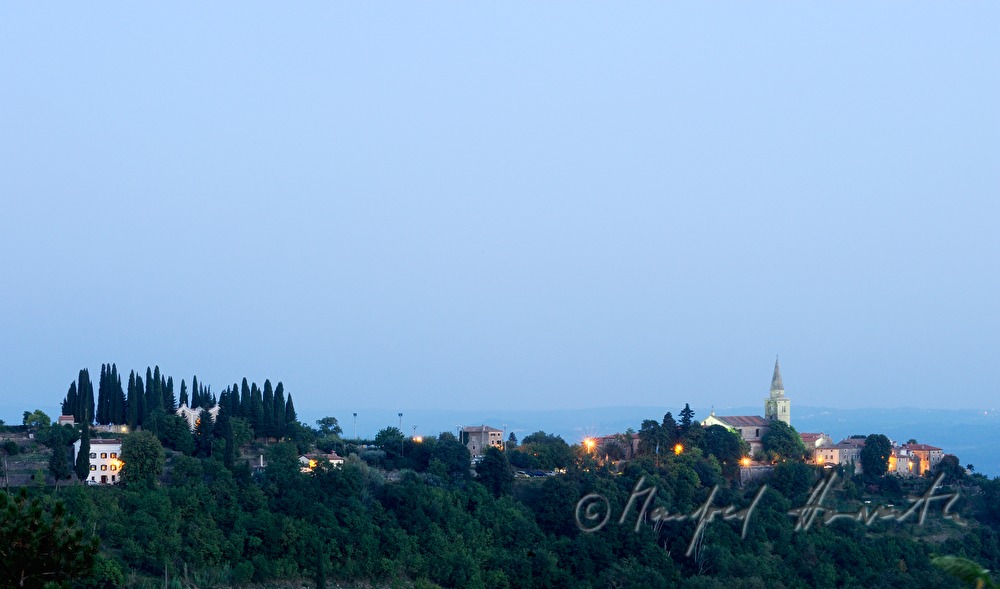 Blick vom Friedhof