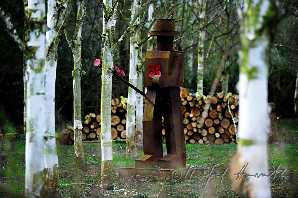 Atelier und Skulptur von Anatol Herzfeld