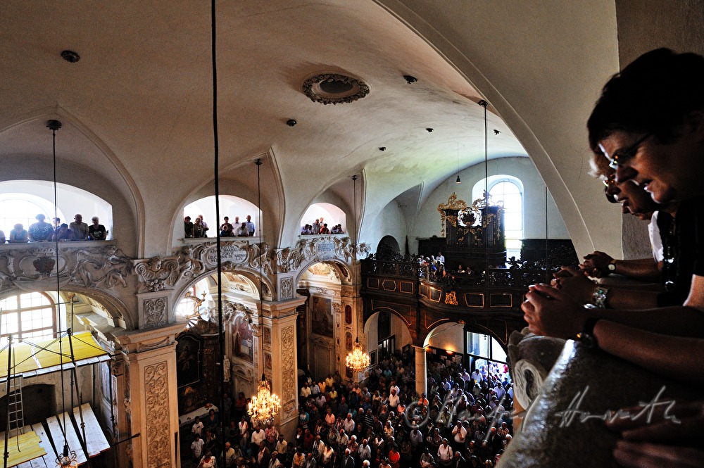 Messe in der Basilika Maria Loretto