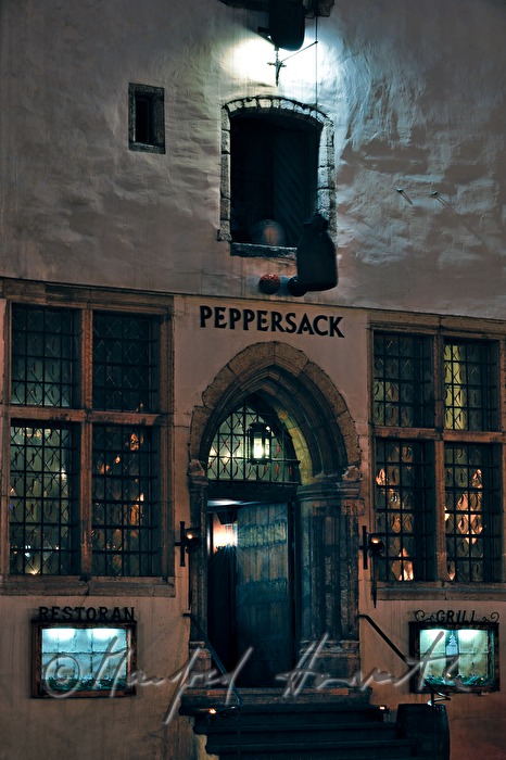 Eingang zum Restaurant Peppersack