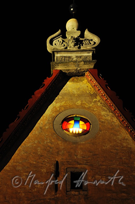Detail von der Fassade des Tallinna Linnateater