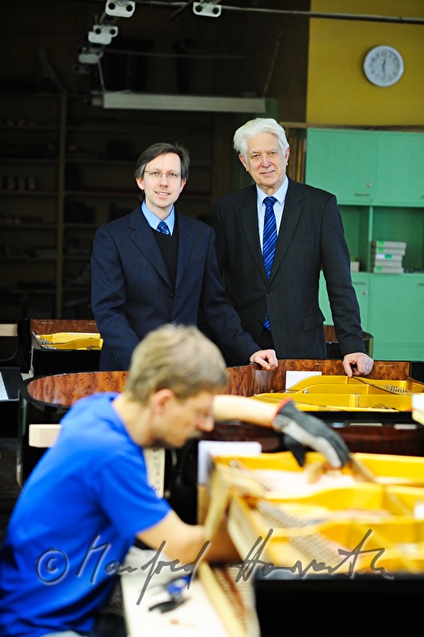 Vater und Sohn Laul, die Firmenchefs