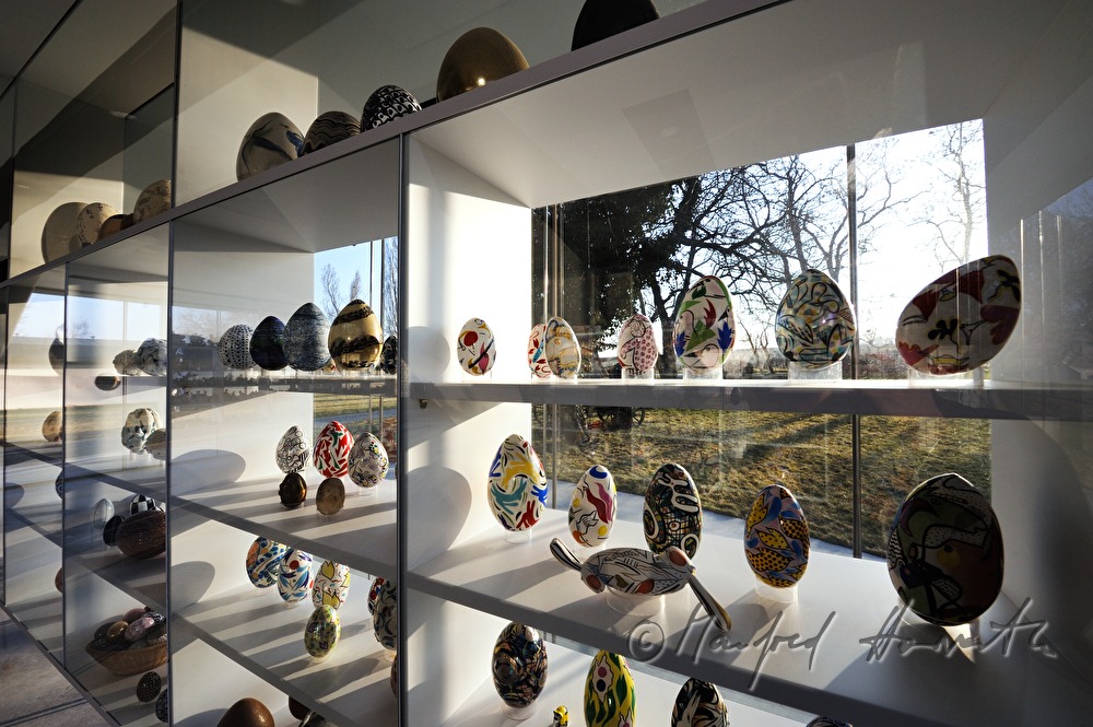 Eiersammlung im Eiermuseum von Wander Bertoni