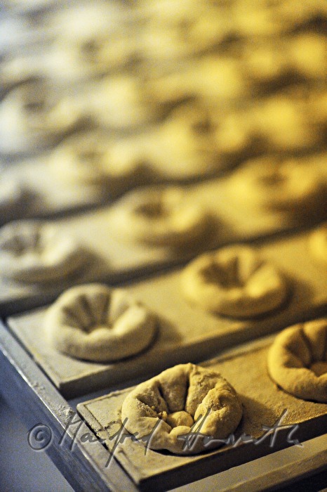 Weckerl aus Weizenmehl vor dem Backen
