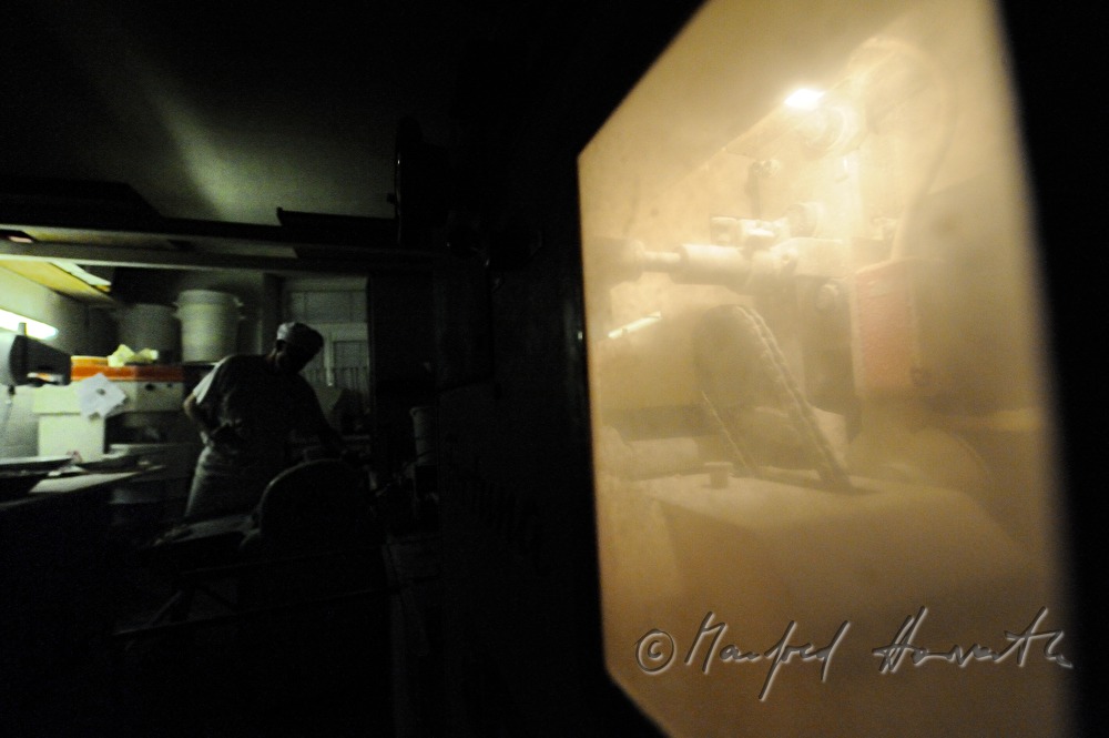 Blick in den Backofen