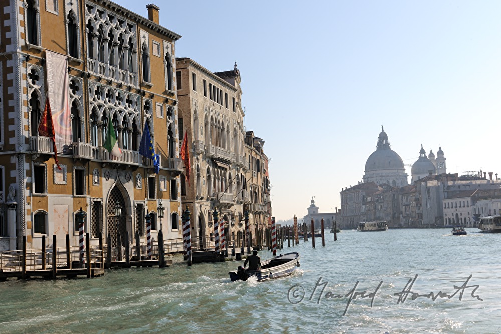 Blick von der Ponte dell'Accademia zur Kirche Santa Maria della Salute