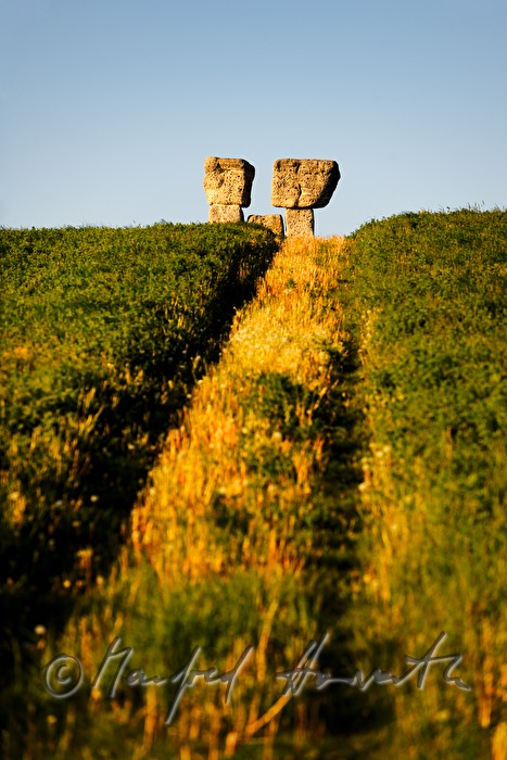 Skulptuen des Bildhauers Karl Prantl