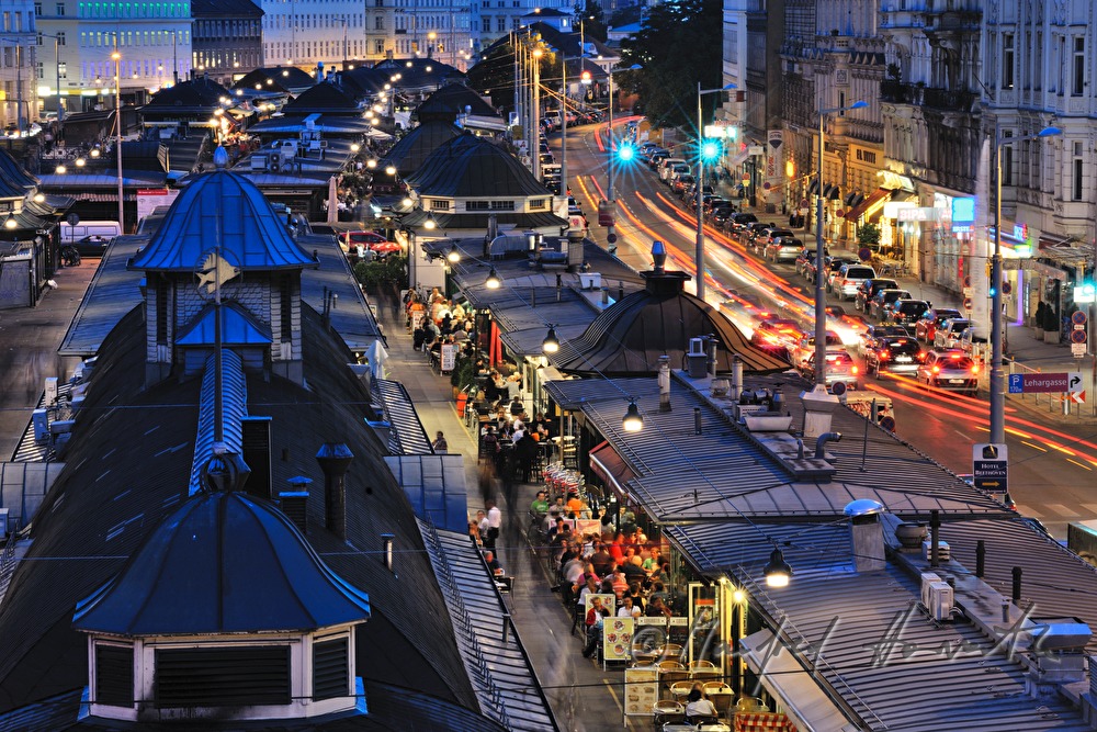 Marktstände an der Wienzeile