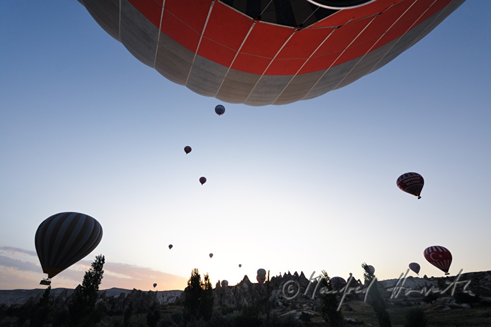 Heißluftballonfahrt über das Tuffsteingebirge