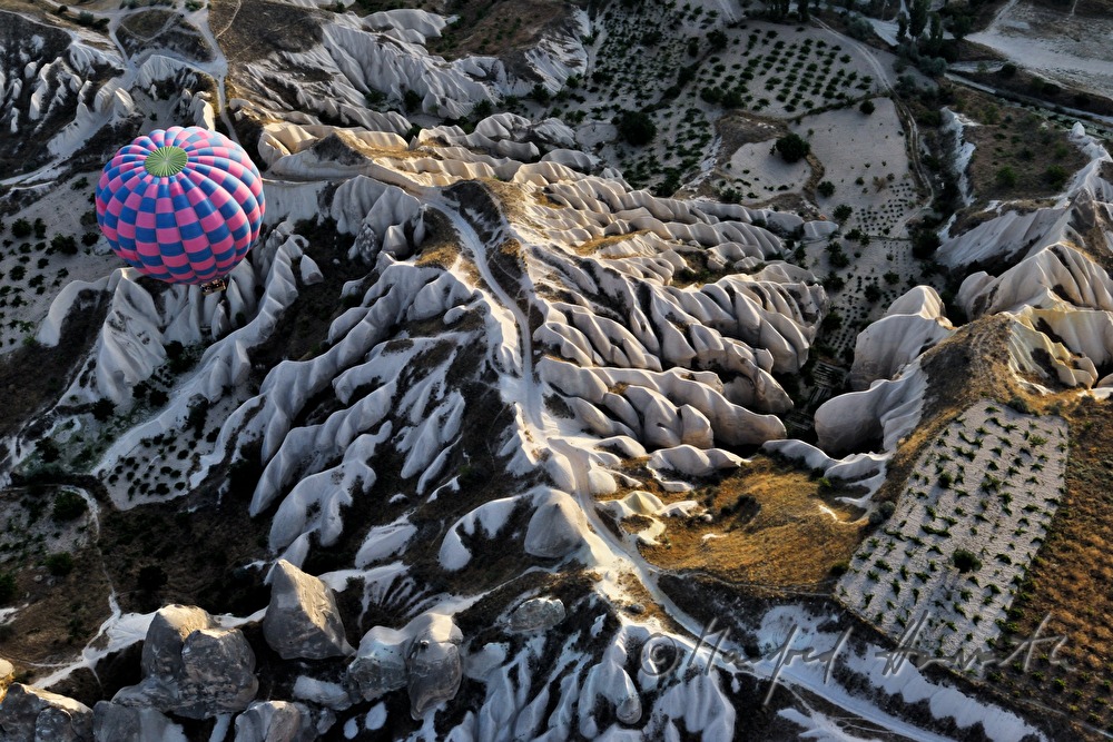 Heißluftballonfahrt über das Tuffsteingebirge