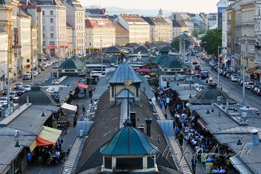 Marktstände an der Wienzeile