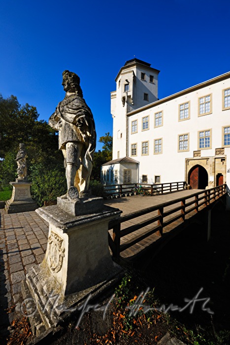 Besucher betreten das Urgeschichte-Museum im Schloss