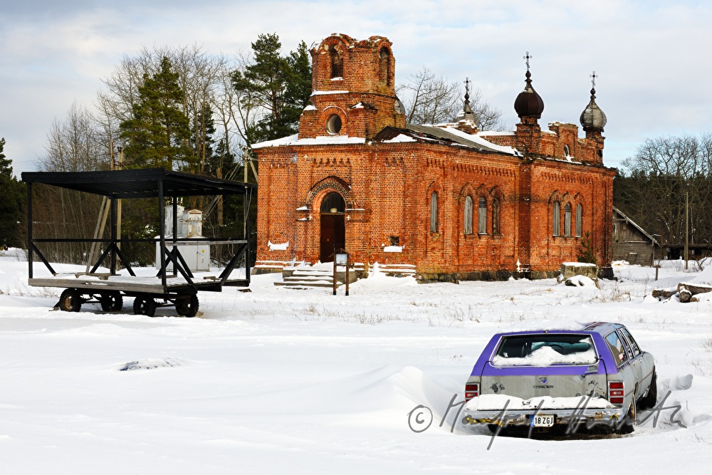 verfallene russisch-orthodoxe Kirche