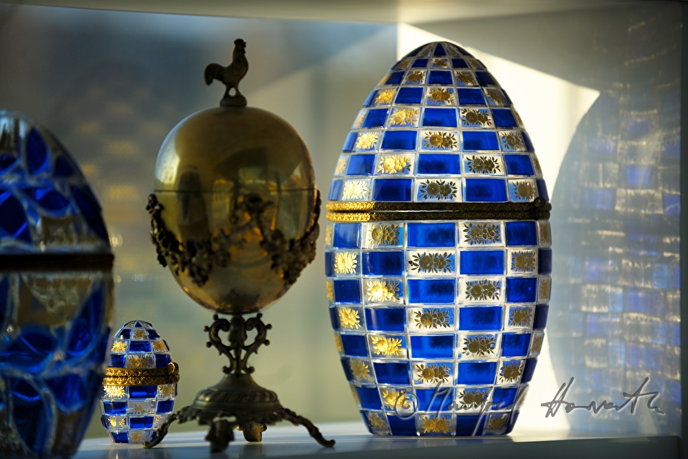 Glas-Eier im Eiermuseum Wander Bertoni